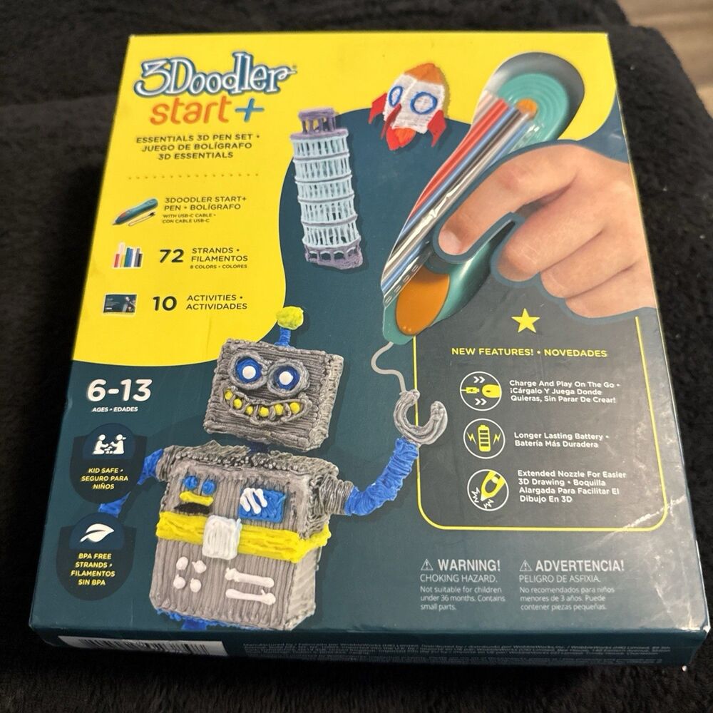 3Doodler Start + Essentials Pen Set - New Sealed. STEM